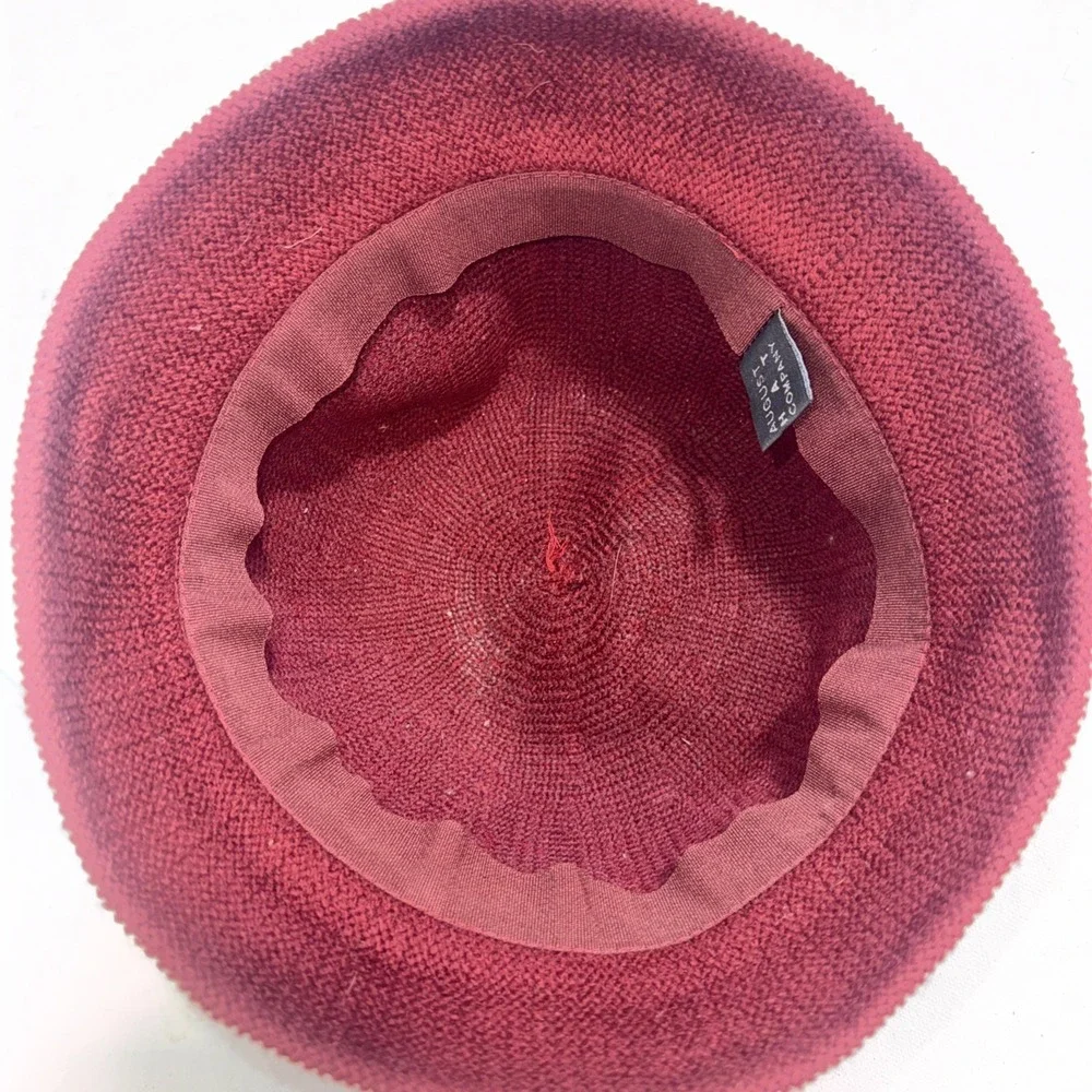 August Hat Company Red Floral Rose Cottage Garden Retro Whimsy‎ Bucket Hat